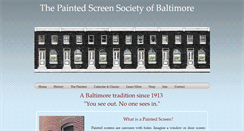 Desktop Screenshot of paintedscreens.org